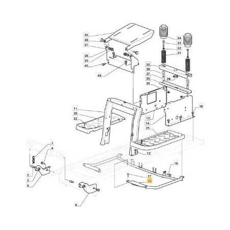 ORIGINAL STIGA VNN SD 98 TRITTBRETTUNTERSTÜTZUNG – 382785179/0 | NewgardenParts.com