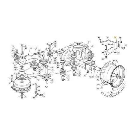 HINTERE GETRIEBEUNTERSTÜTZUNG MTR HE SD CTF ORIGINAL STIGA - 382785283/0 | NewgardenParts.com