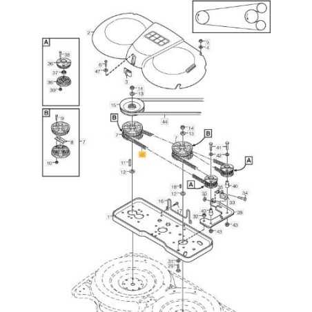 VILLA 107 M STIGA 9585-0096-01 ORIGINAL lawn tractor blade timing belt | NewgardenParts.com