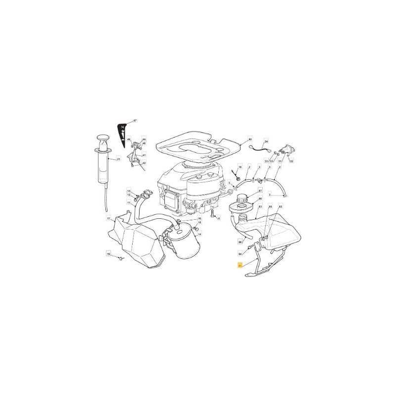 TANK SUPPORT F72 GGP12.5HP ORIGINAL STIGA - 384783049/0