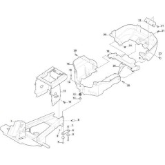 CADRE AVANT PKEL VNN ORIGINAL STIGA - 387800047/0 | NewgardenParts.com