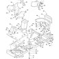 REAR FRAME PFM EL VNN ORIGINAL STIGA - 387800017/0