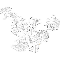 REAR FRAME PFM VNN ORIGINAL STIGA - 387800005/1 | NewgardenParts.com