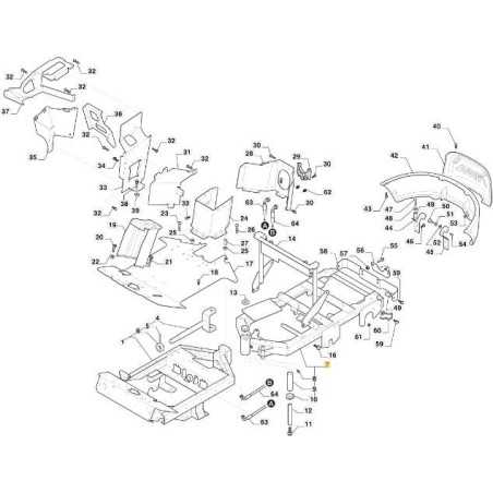 HINTERER RAHMEN PFM VNN ORIGINAL STIGA - 387800005/1 | NewgardenParts.com