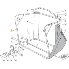 UPPER FRAME VNN F72 ORIGINAL STIGA - 384801105/1 | NewgardenParts.com