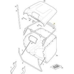 MARCO SUPERIOR MP84C VNN BOLSA EL ORIGINAL STIGA - 382800139/1