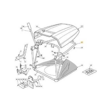 CADRE SUPÉRIEUR VNN NJ92 HE SAC STIGA ORIGINAL - 382800101/1 | NewgardenParts.com