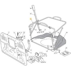UPPER FRAME VNN TC 10/11 ORIGINAL STIGA BAG - 382800123/1 | NewgardenParts.com