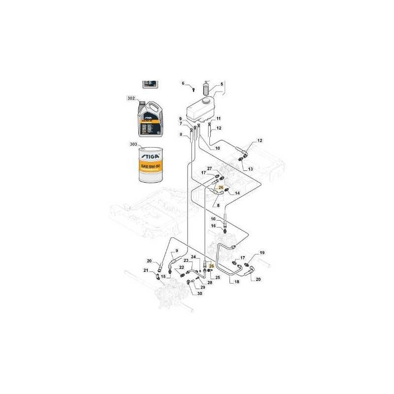 ORIGINAL STIGA-GETRIEBE/PFM-PUMPENVERTEILERROHR – 387869513/0