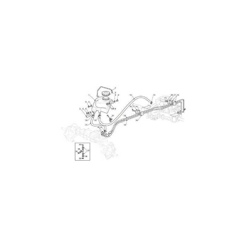 TUBO COMPOSITO MANDATA OLIO TC HE ORIGINALE STIGA - 382869200/1