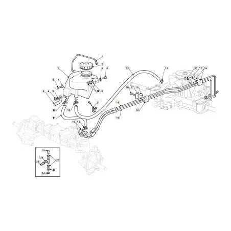 TUBO COMPOSITO MANDATA OLIO TC HE ORIGINALE STIGA - 382869200/1 | NewgardenParts.com