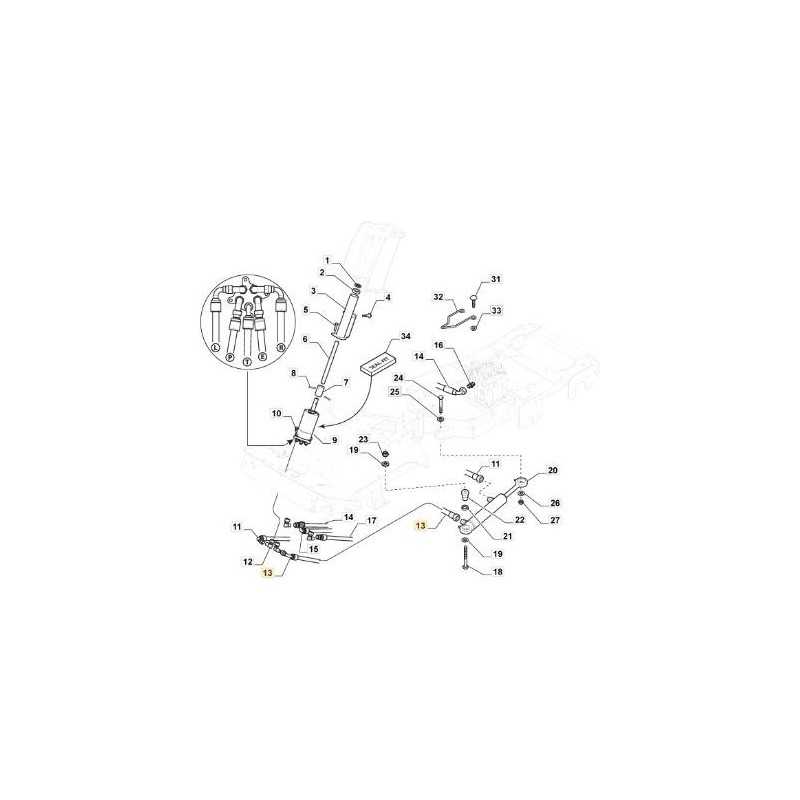 TUBO IDRO DX CILINDRO STERZO PFM ORIGINALE STIGA - 387869502/0