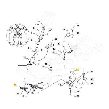 TUYAU HYDRO CYLINDRE DE DIRECTION GAUCHE PFM ORIGINE STIGA - 387869501/0 | NewgardenParts.com