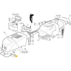 TUBO PROTECCION SILENCIADOR PINTURA ORIGINAL STIGA - 382869011/0 | NewgardenParts.com