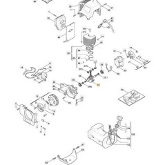 ALBERO MOTORE DC 2130 (5EL) ORIGINALE STIGA - 4251950 | NewgardenParts.com