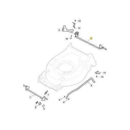 REAR AXLE ECO WHEELS D200 CTF CP1 TS ORIGINAL STIGA - 381302945/1 | NewgardenParts.com