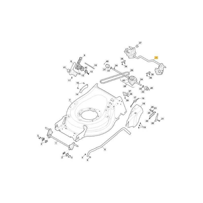 ASSE POSTERIORE RUOTE D240 CTF MP2 50-55 ORIGINALE STIGA - 381302905/1