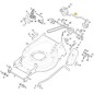 ASSE POSTERIORE RUOTE D240 CTF MP2 BBC ORIGINALE STIGA - 381302939/1