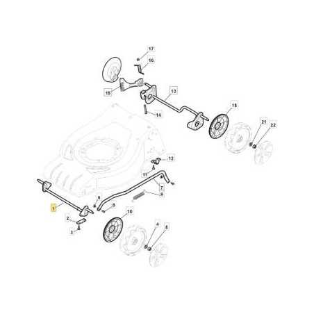 AXE DE ROUE AVANT D180 ZNB CRUISER 43 ORIGINAL STIGA - 381302929/0 | NewgardenParts.com
