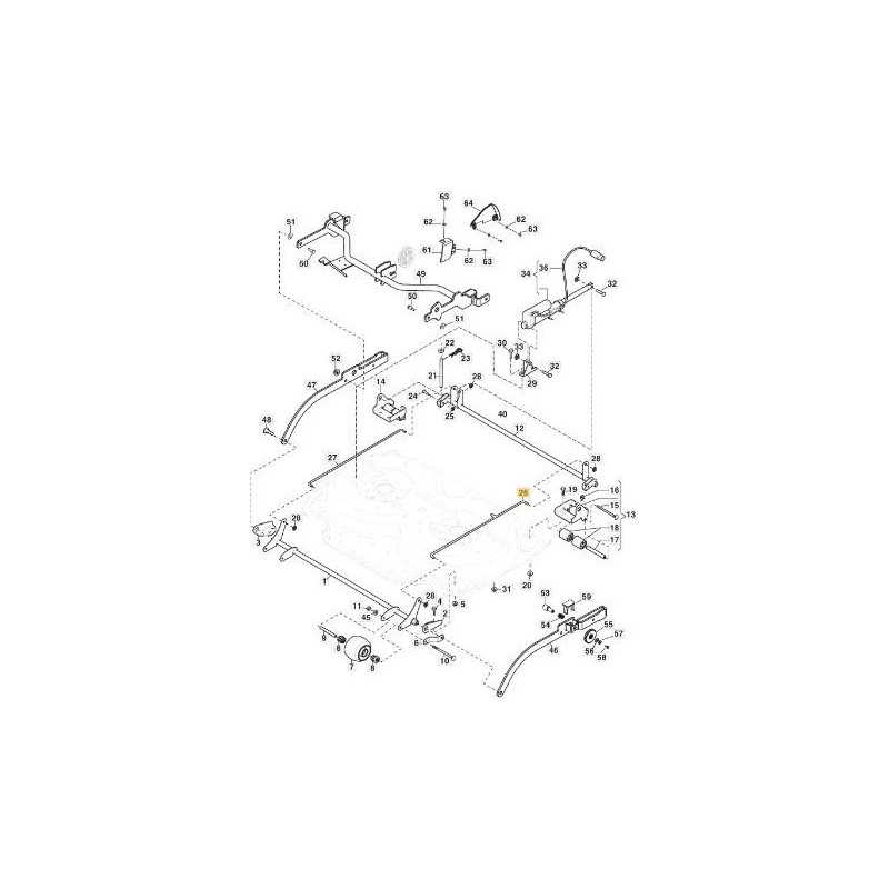 HÖHENVERSTELLSTANGE LINKS L-587,5 ZNB 95QF ORIGINAL STIGA - 387000311/0