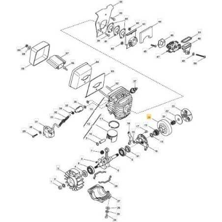 CLUTCH BELL MS 430-480 ORIGINAL STIGA - 383050001/0 | NewgardenParts.com
