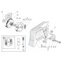 EMBRAGUE CARTER MS 40 ORIGINAL STIGA - 4154030