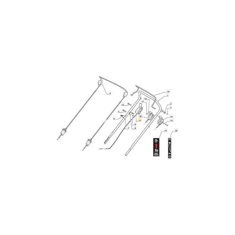 BBC WESCON x GABY ORIGINAL STIGA CONTROL CABLE - 381030034/0