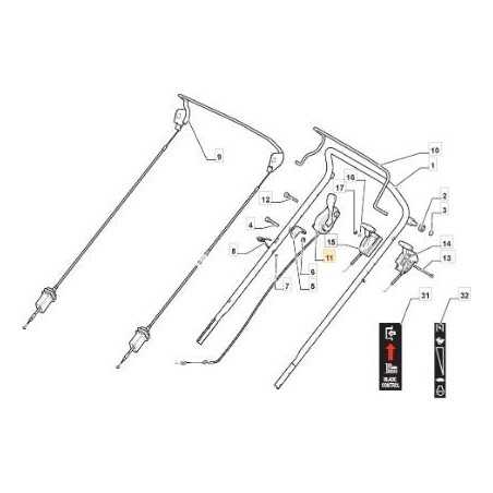 BBC WESCON x GABY ORIGINAL STIGA CONTROL CABLE - 381030034/0 | NewgardenParts.com