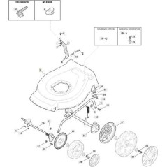 FRAME NT48 FRONT YELLOW STIGA+CTF ORIGINAL STIGA - 381004562/0 | NewgardenParts.com