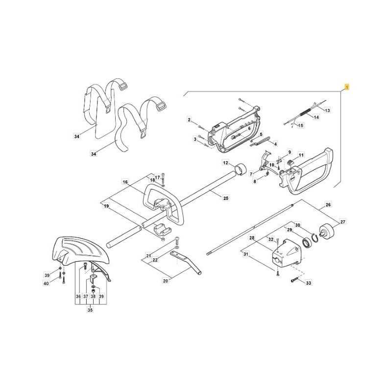 REAR HANDLE DC MONO ORIGINAL STIGA - 8562610