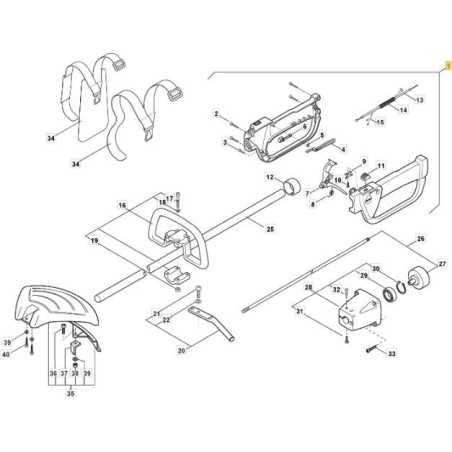 HINTERER GRIFF DC MONO ORIGINAL STIGA - 8562610 | NewgardenParts.com
