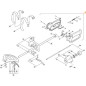 REAR HANDLE DC MONO ORIGINAL STIGA - 8562610