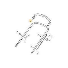 LEVA FRENO PRO CA53SIL (R ORIGINALE STIGA - 381003330/0