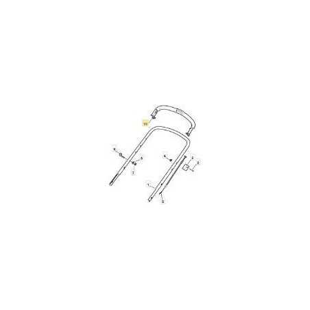 LEVIER DE FREIN PRO CA53SIL (R ORIGINAL STIGA - 381003330/0 | NewgardenParts.com