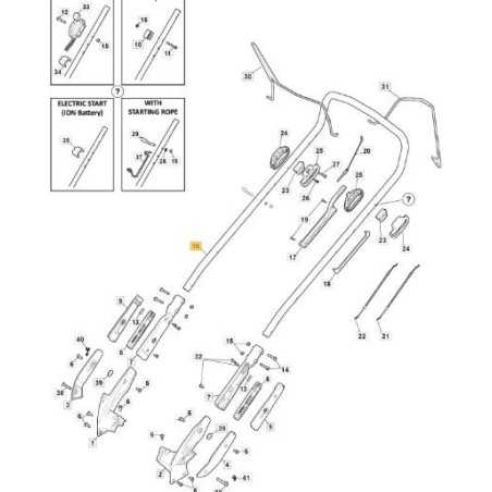 GRIFF BULLDOG MP2 GRAU ASTR.+IMP.'17 ORIGINAL STIGA - 381007578/1 | NewgardenParts.com