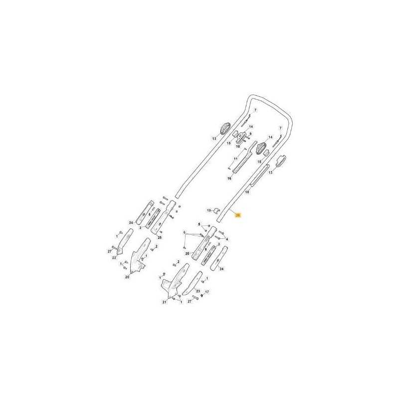 HANDLE DIGI-BULLDOG MP2 GRAY ASTR+IMP ORIGINAL STIGA - 381007653/0