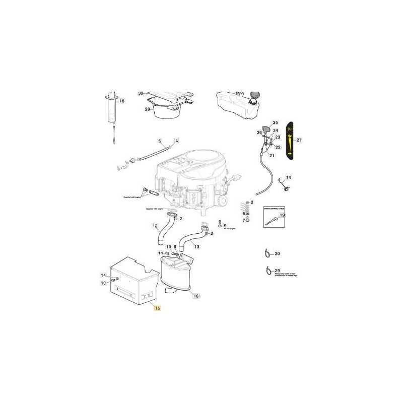 VIP 3434 DUPLEX ORIGINAL STIGA ENGINE - 8332000