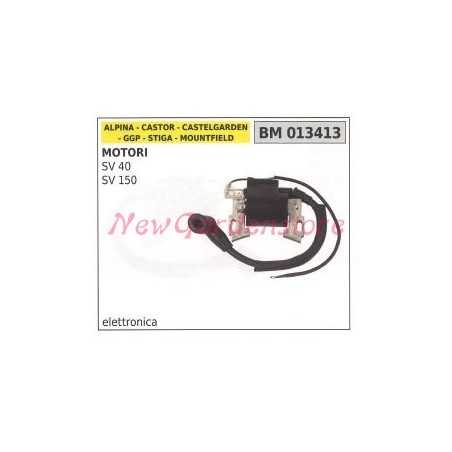 Bobina de encendido compatible STIGA para cortacésped SV40 SV150 013413 | NewgardenParts.com