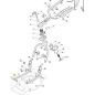 LOWER PART RIGHT HANDLE MCS 50 STIGA GRAY ORIGINAL STIGA - 381007717/0