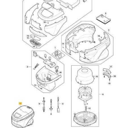 POWERHEAD 60V STIGA TRACCION ELECTRICA ORIGINAL STIGA - 381270012/1 | NewgardenParts.com