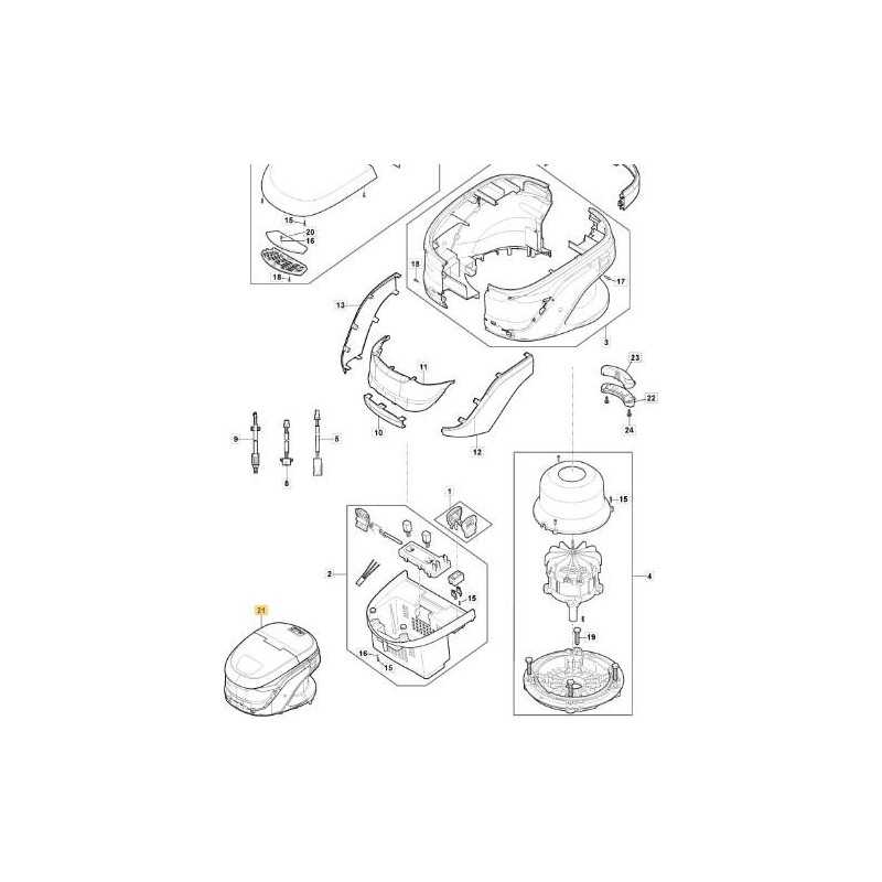 POWERHEAD 60V VERS.PL ELECTRIC TRACTION ORIGINAL STIGA - 381270014/1