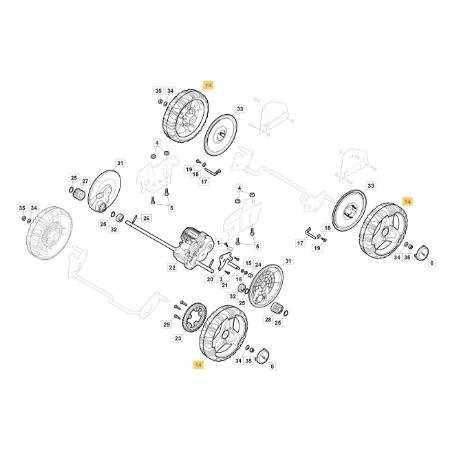 SANDBLASTED ALU WHEEL D210 STIGA ORIGINAL STIGA - 381007806/0 | NewgardenParts.com