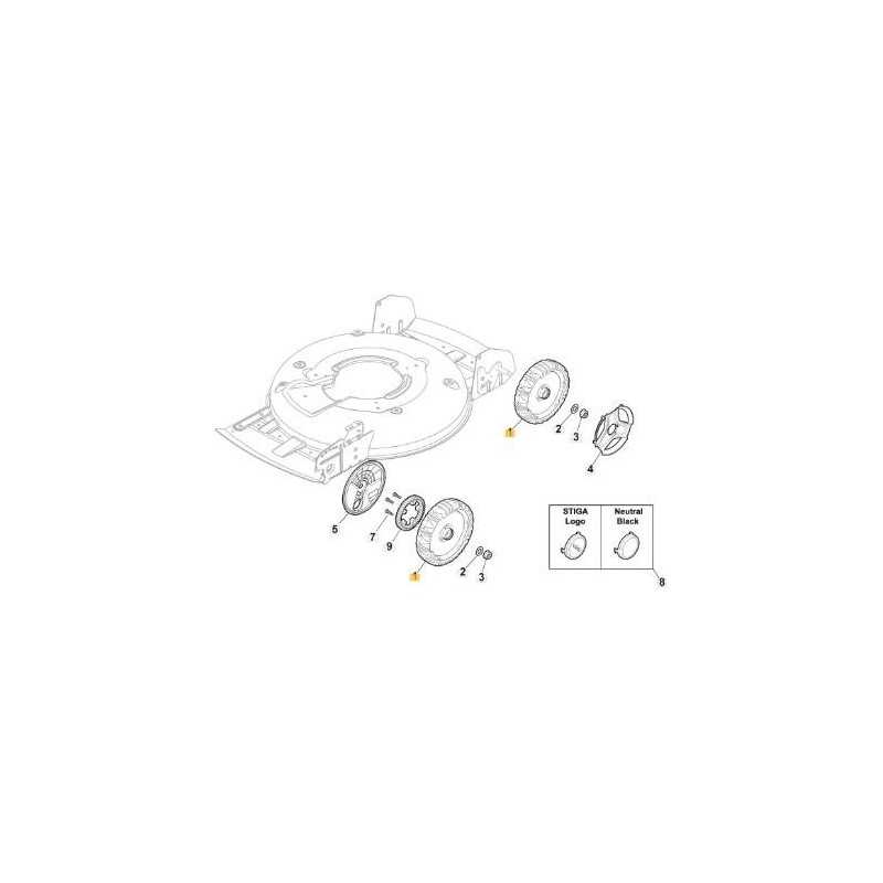 KOMPLETTES ALU-RAD D-210 STIGA'15 ORIGINAL STIGA - 381007494/0