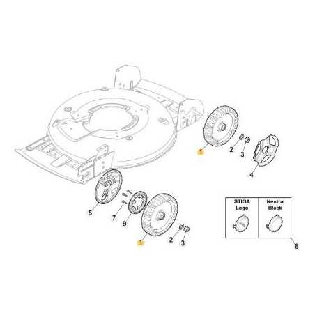 JANTE ALU COMPLÈTE D-210 STIGA'15 ORIGINAL STIGA - 381007494/0 | NewgardenParts.com