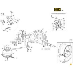 RUOTA POS.KIT CLM-KENDA 20 K500E DG ORIGINALE STIGA - 382680105/0