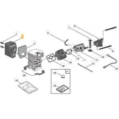 SCHALLDÄMPFER 360410 ORIGINAL STIGA - 4122040 | NewgardenParts.com