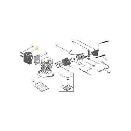 SILENCER 360410 ORIGINAL STIGA - 4122040 | NewgardenParts.com