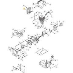 DC STAR 4555 ORIGINAL STIGA SCHALLDÄMPFER – 4122170 | NewgardenParts.com