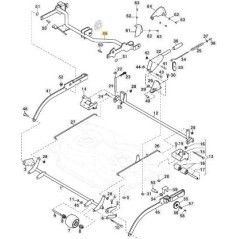 ORIGINAL STIGA NV VNGA PLATE LIFTING FRAME - 387800021/2 | NewgardenParts.com