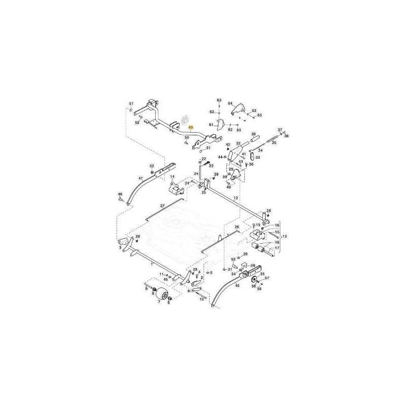 ORIGINAL STIGA NV VNGA PLATE LIFTING FRAME - 387800021/2